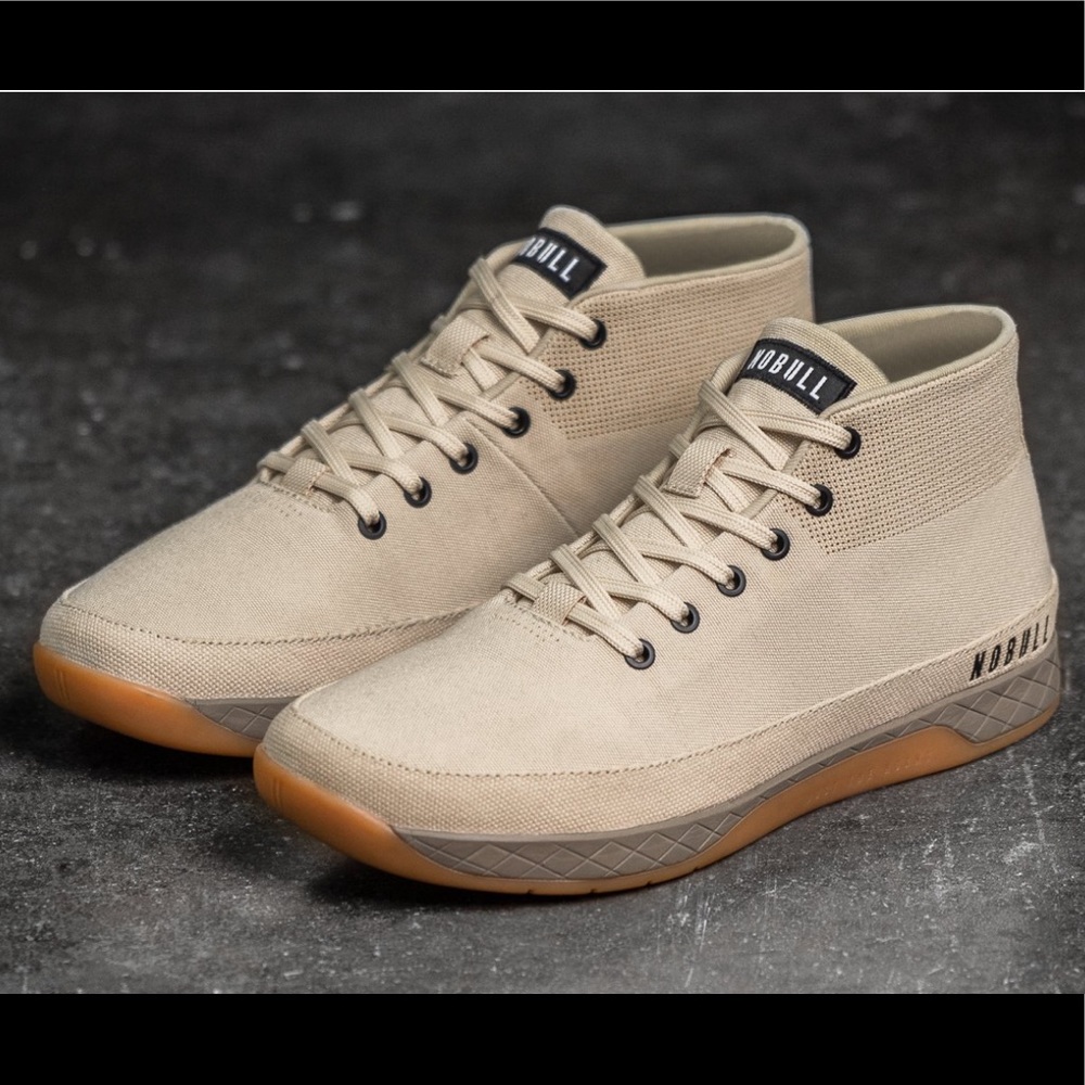 NOBULL DESERT CANVAS MID TRAINER (MEN'S); Size 14